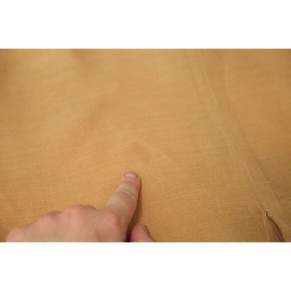 Elm Design Trapeze Hem Tie Front Blouse 3 L Sheer FLAWS Lagenlook Collared Tunic - Picture 15 of 15